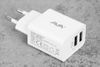 Adapter Sạc 2.4A Dual AVA ACL168A Trắng