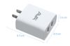 Adapter sạc 2.4A Dual AVA JC78A Trắng
