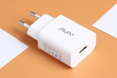  Adapter Sạc USB 12W AVA+ CS-TC021 Trắng 