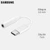 Cáp chuyển đổi Type C sang 3.5mm Samsung EE-UC10JUW Trắng