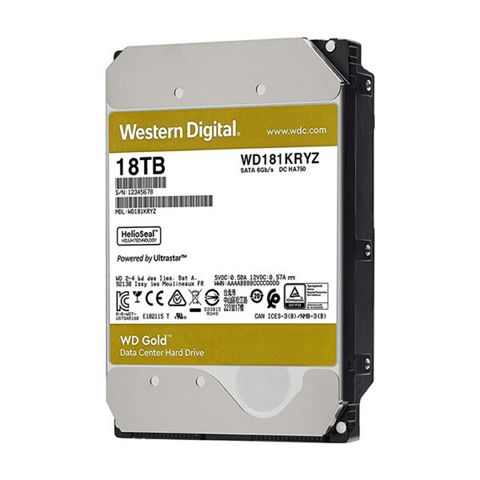 Ổ Cứng HDD WD Gold 18TB SATA 6 GB/s 512 MB Cache WD181KRYZ