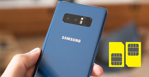 4 bước cài đặt chế độ hai SIM trên Samsung Galaxy Note 8