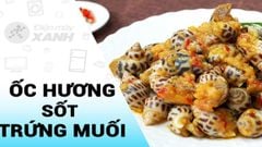  2 cách làm ốc hương sốt trứng muối cực ngon ăn là ghiền 