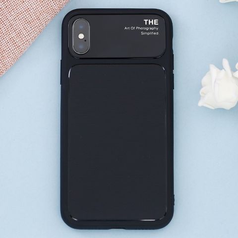Ốp lưng Iphone X nhựa dẻo Swordsman OSMIA Đen