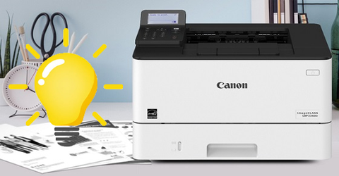 Máy in Canon 3300 báo lỗi đèn tam giác - Nguyên nhân và cách khắc phục