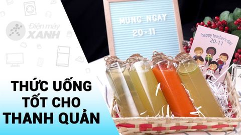 4 cách làm thức uống tốt cho thanh quản cổ họng tặng thầy cô ngày 20/11