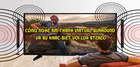 Công nghệ âm thanh Virtual Surround là gì? Sự khác biệt giữa loa Surround và Stereo