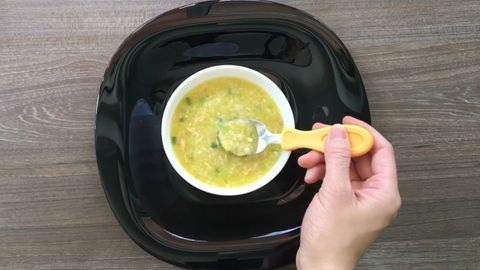 2 cách nấu cháo bằng nồi nấu chậm mềm thơm bổ dưỡng cho bé ăn dặm