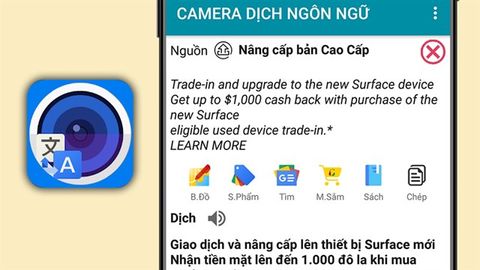 Cách dịch ngôn ngữ bằng camera, dịch tiếng Anh qua hình ảnh nhanh chóng