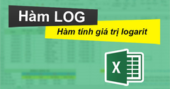  Cách sử dụng hàm LOG tính giá trị logarit trong Excel có ví dụ 
