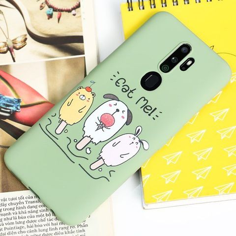 Ốp lưng Oppo A9 Nhựa dẻo Sandy printing TKS-515 MEEKER TSKA288 Thỏ