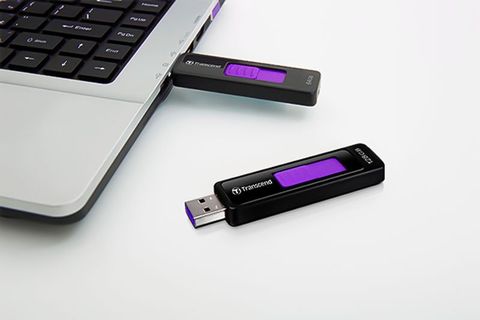 USB 3.1 32GB Transcend JetFlash 760 Đen Tím