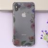 Ốp lưng iPhone X Nhựa dẻo in hình Transparent COSANO Hoa hồng