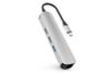 Adapter chuyển đổi Type C 6 in 1 HyperDrive HD233B Bạc