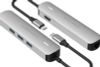 Adapter chuyển đổi Type C 6 in 1 HyperDrive HD233B Bạc