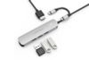 Adapter chuyển đổi Type C 6 in 1 HyperDrive HD233B Bạc