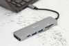 Adapter chuyển đổi Type C 6 in 1 Xmobile DS109A-WB Xám