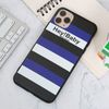 Ốp lưng iPhone 11 Pro Max Nhựa dẻo UV OSMIA CKM446 Sọc xanh navy