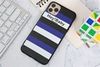 Ốp lưng iPhone 11 Pro Max Nhựa dẻo UV OSMIA CKM446 Sọc xanh navy
