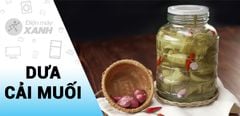  Cách muối dưa cải (dưa chua) trong mùa dịch vàng giòn, để được lâu 