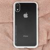 Ốp lưng iPhone XR Nhựa cứng viền dẻo Glass simple II JM trắng