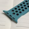 Dây silicone đồng hồ Apple 44 mm xanh M01-05-44