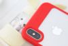 Ốp lưng iPhone X Nhựa dẻo viền cứng Pure III Đỏ