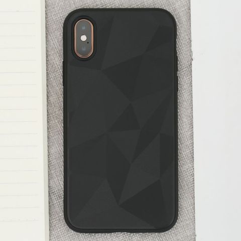 Ốp lưng iPhone X-XS Nhựa dẻo Tristars JM đen