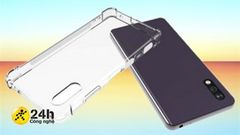  Sony Xperia Ace 2 lộ tổng quan thiết kế thông qua ốp lưng, thân hình thon gọn nam tính, mặt lưng được bo cong các cạnh 