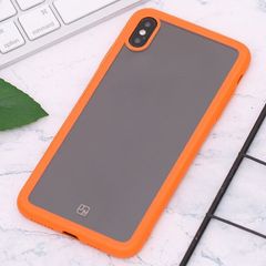  Ốp lưng iPhone XS Max nhựa cứng viền dẻo Glass simple II JM Cam 
