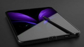 Galaxy Z Fold 3 xuất hiện rõ nét trong ảnh và video concept với bút S Pen tích hợp, camera selfie ẩn dưới màn hình
