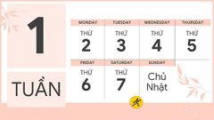  Một tuần có bao nhiêu ngày, giờ, phút, giây? Đổi 1 tuần chính xác nhất 