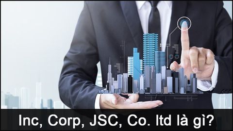 Inc, Corp, JSC, Co. ltd là gì? Phân biệt các loại hình công ty