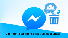 2 cách tìm nhóm chat, xóa nhóm chat trên Messenger nhanh, đơn giản 