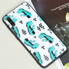  Ốp lưng Galaxy A50/A50S nhựa dẻo Tempered Glass Case COSANO SR002 Khủng long 