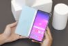 Bao da Samsung Galaxy S10+ Nắp gập Clear View Trắng