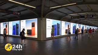 Vivo X70 series được xác nhận dùng chip xử lý hình ảnh V1, poster quảng cáo X70 Pro Plus xuất hiện ở nhiều nơi công cộng