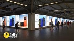  Vivo X70 series được xác nhận dùng chip xử lý hình ảnh V1, poster quảng cáo X70 Pro Plus xuất hiện ở nhiều nơi công cộng 