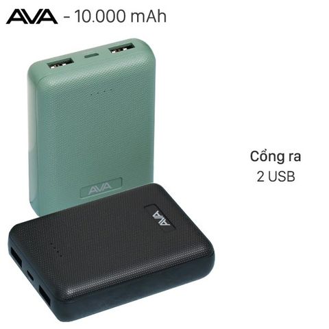 Pin sạc dự phòng Polymer 10.000mAh AVA PA W11 X