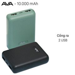  Pin sạc dự phòng Polymer 10.000mAh AVA PA W11 X 