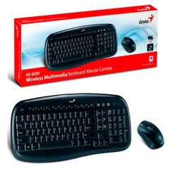  Bộ bàn phím, chuột không dây Genius KB-8000X 