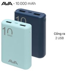  Pin sạc dự phòng Polymer 10.000mAh AVA PJ JP191S 
