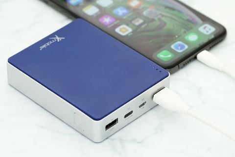 Pin sạc dự phòng 10000mAh Xmobile Gram 4 Xanh Navy