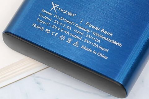 Pin sạc dự phòng Polymer 10000mAh Type C Xmobile PJ JP190ST Xanh