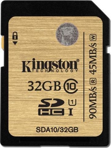 Cards Kingston Sdhc/Sdxc Uhs-I Class 10  32Gb  Sda10