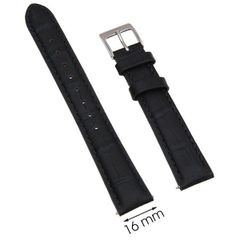  Dây da đồng hồ 16 mm xanh dương L019-03-16 