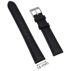  Dây da đồng hồ 16 mm xanh dương L019-03-16 