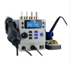  Trạm hàn khò kênh kép thông minh ATTEN ST-8802 (65W/800W; 80~480℃/100~500℃) 