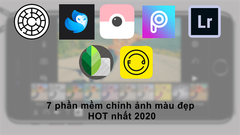  7 app chỉnh ảnh màu đẹp miễn phí để sống ảo HOT nhất 2021 