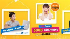  Hướng dẫn cách đăng kí gói data 60GB/ tháng của nhà mạng Vinaphone sử dụng data thoải mái hơn 